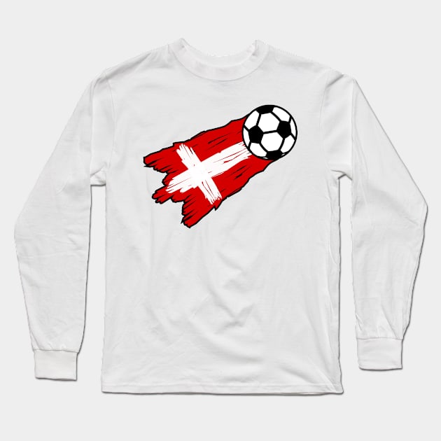 Danmark Long Sleeve T-Shirt by Karpatenwilli